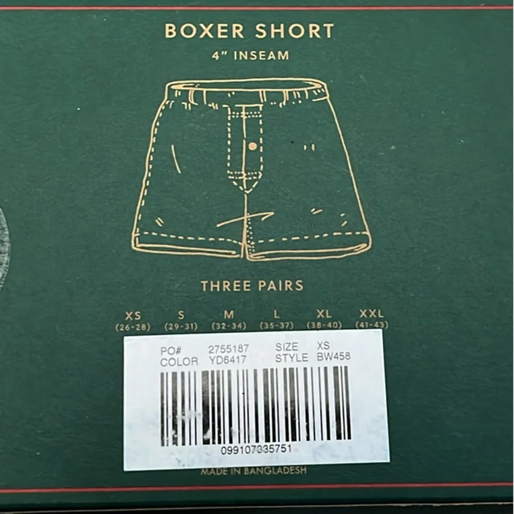 J.Crew Boxers three-pack